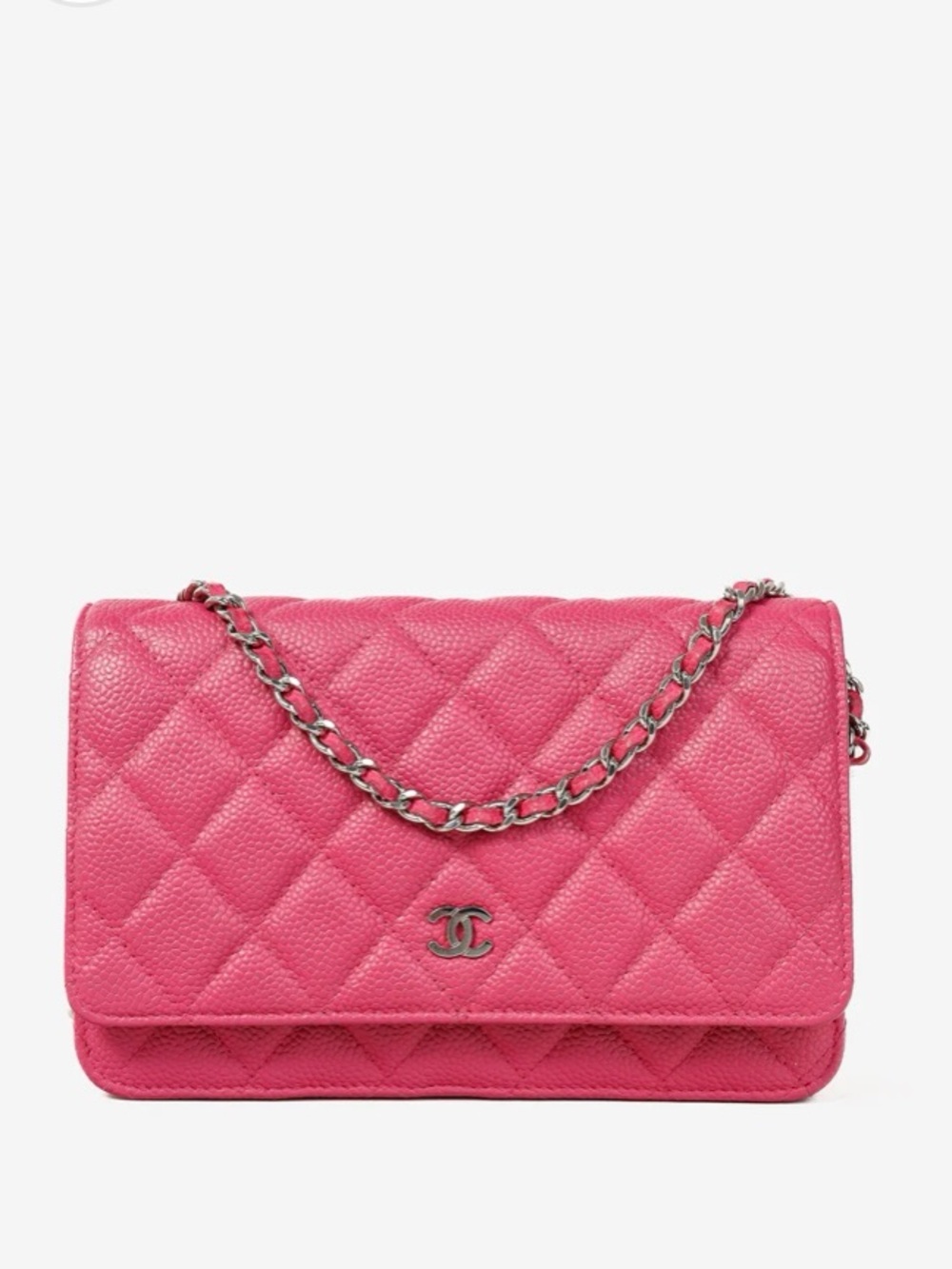 Chanel Pink Wallet on Chain